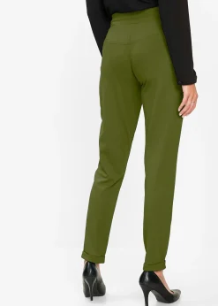 Pantalon jogger en viscose mélangée