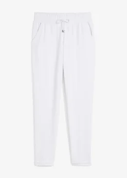 Pantalon jogger en viscose mélangée