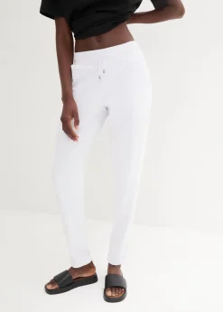 Pantalon jogger en viscose mélangée