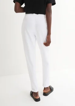 Pantalon jogger en viscose mélangée