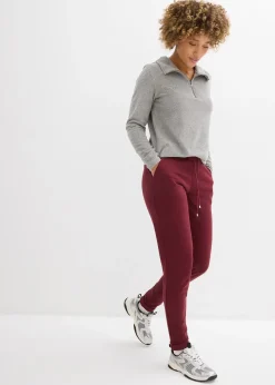 Pantalon jogger en viscose mélangée