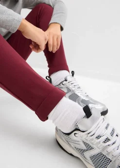 Pantalon jogger en viscose mélangée