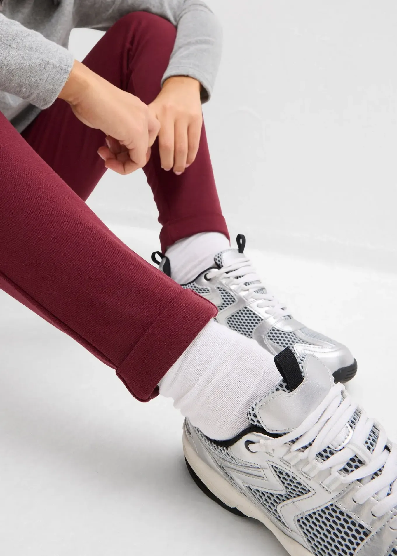 Pantalon jogger en viscose mélangée