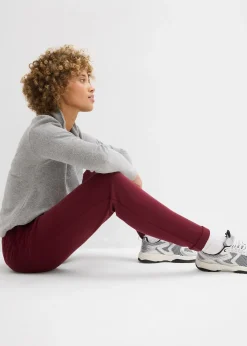 Pantalon jogger en viscose mélangée