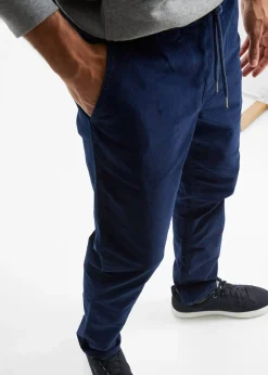 Pantalon jogger Regular en velours côtelé, droit
