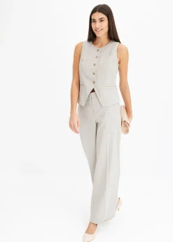 Pantalon large à carreaux écossais