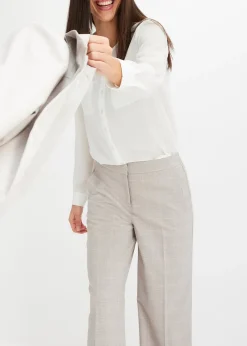 Pantalon large à carreaux écossais