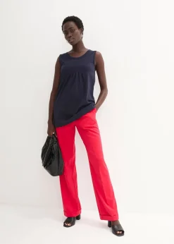 Pantalon large à pinces