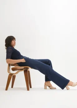 Pantalon large à pinces