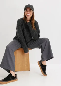 Pantalon large à pinces