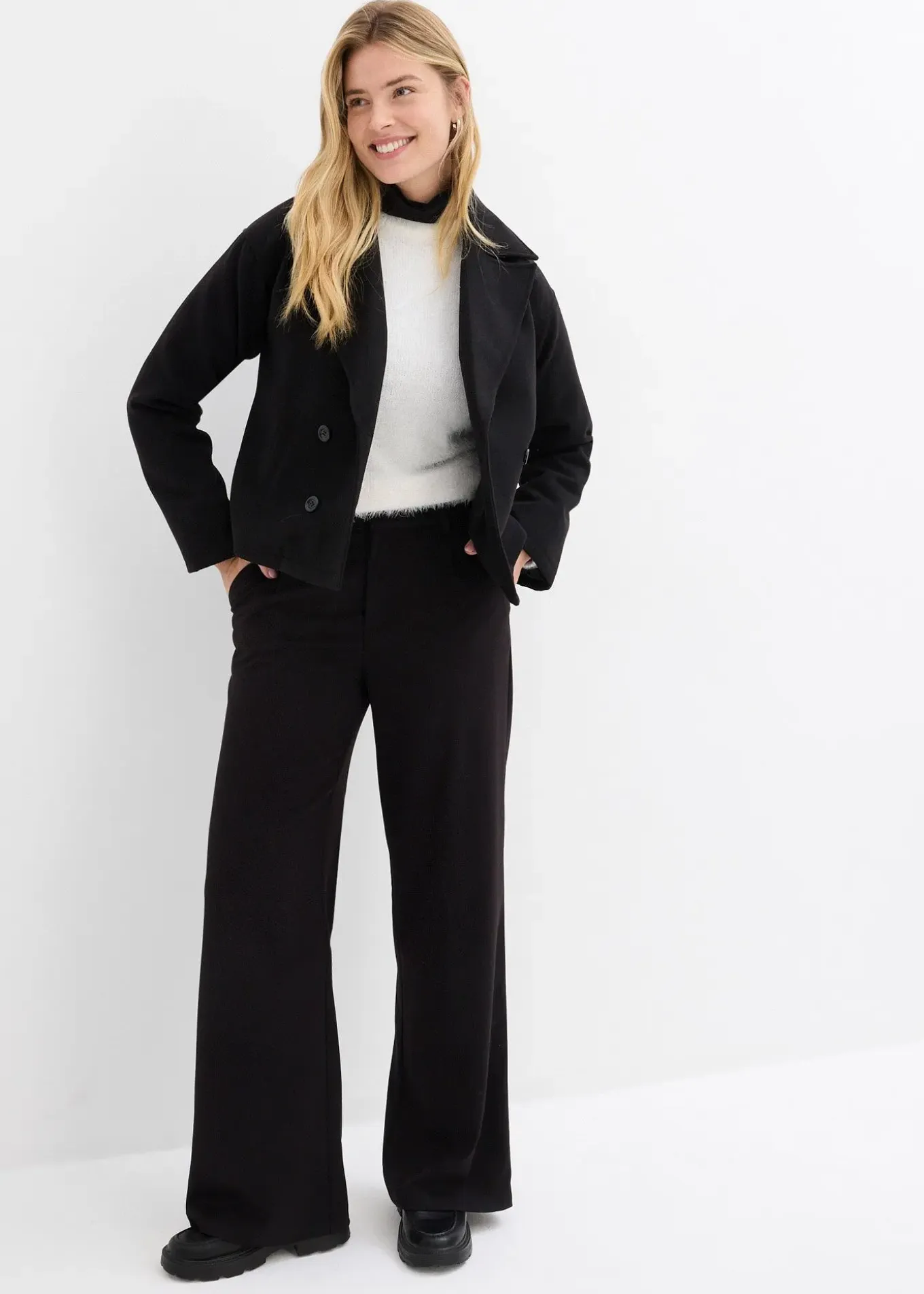 Pantalon large à pinces