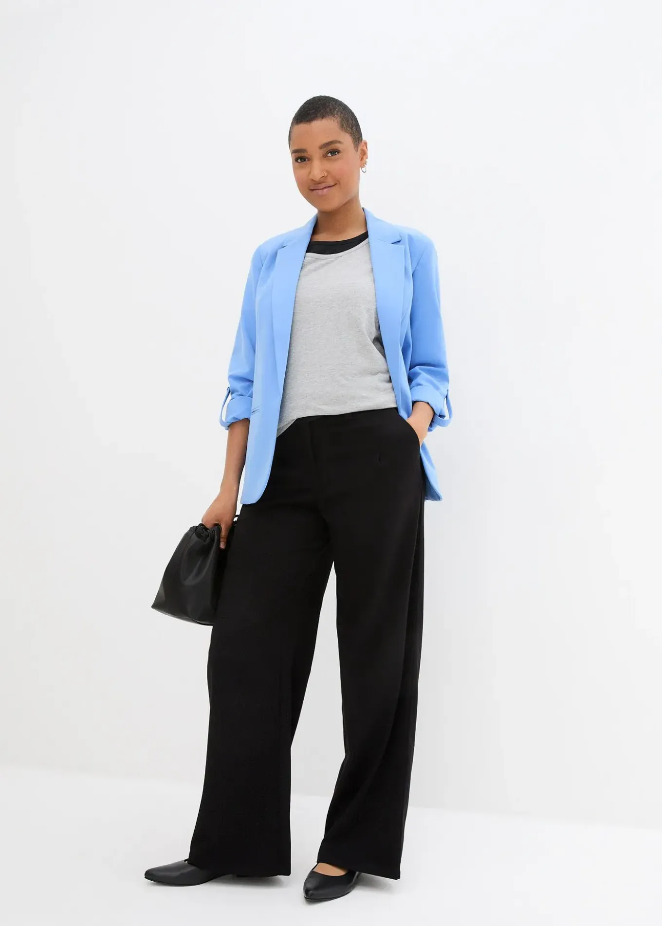 Pantalon large à pinces