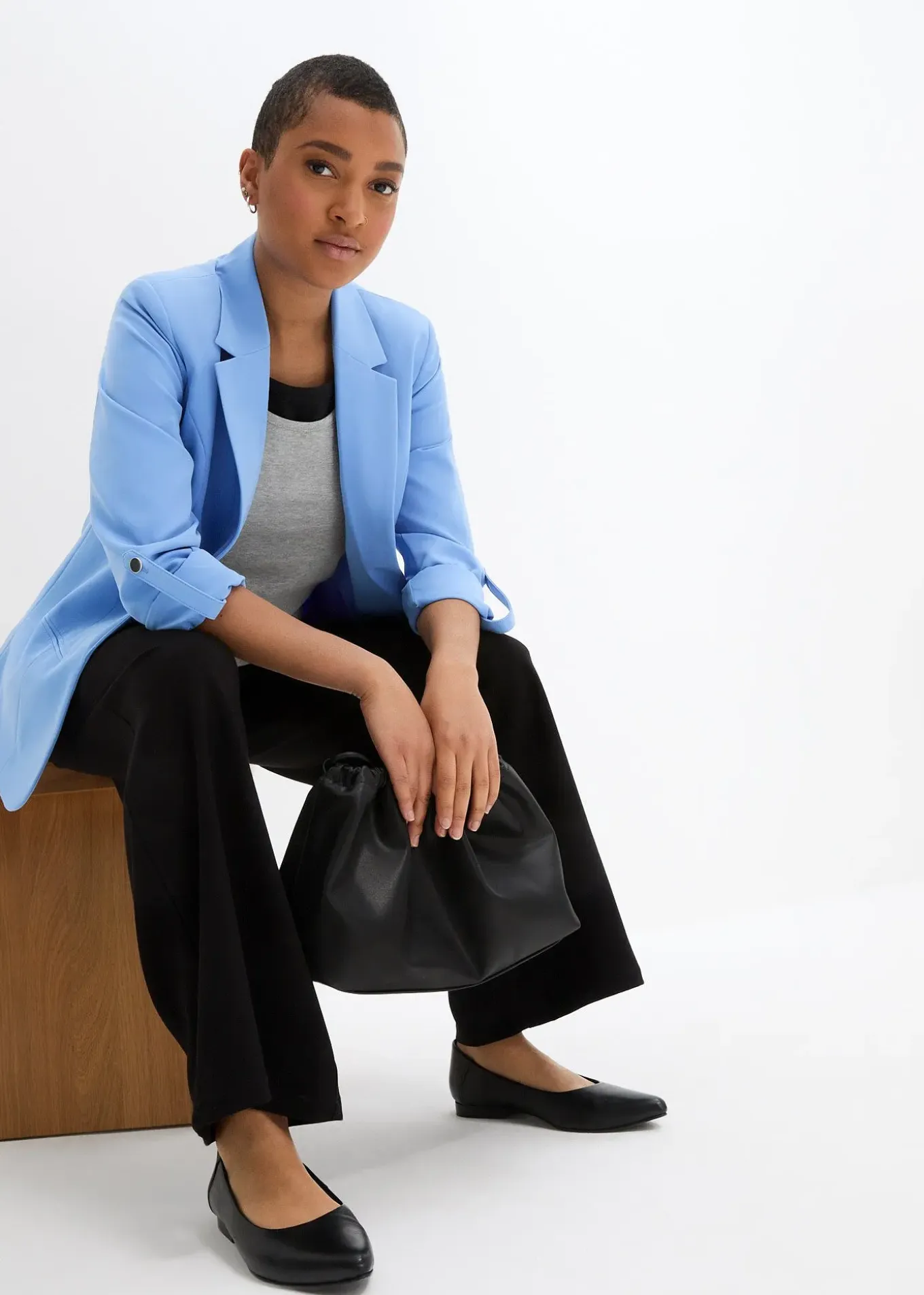 Pantalon large à pinces