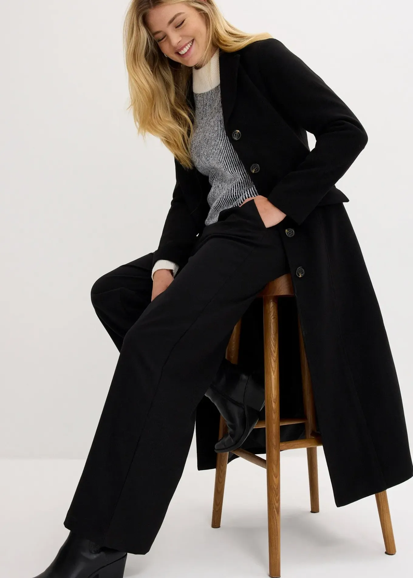 Pantalon large à pinces