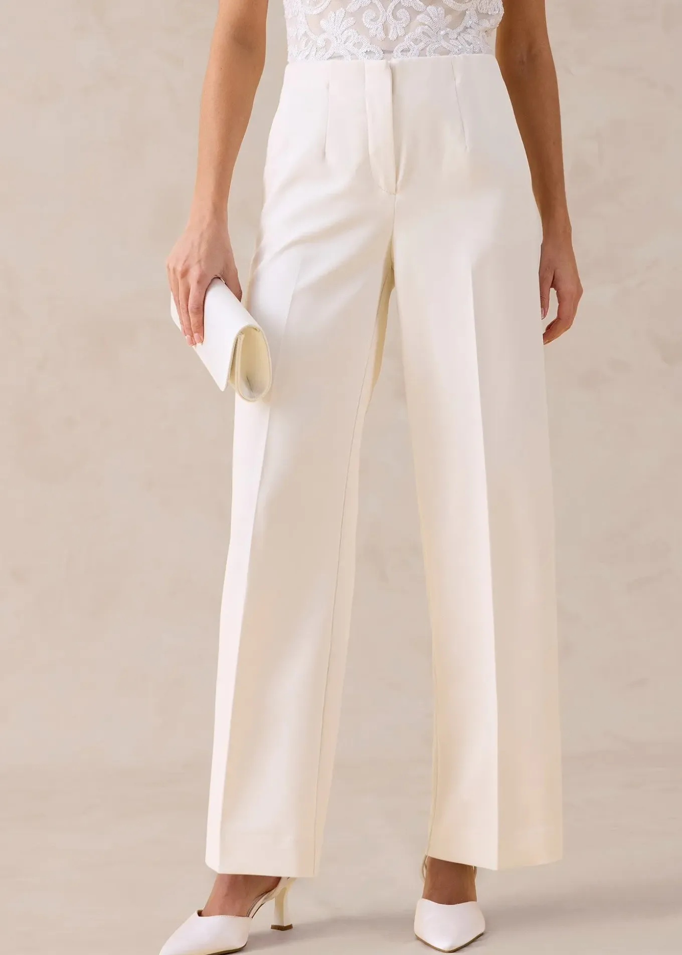 Pantalon large à pinces