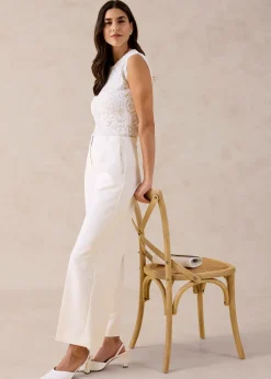 Pantalon large à pinces