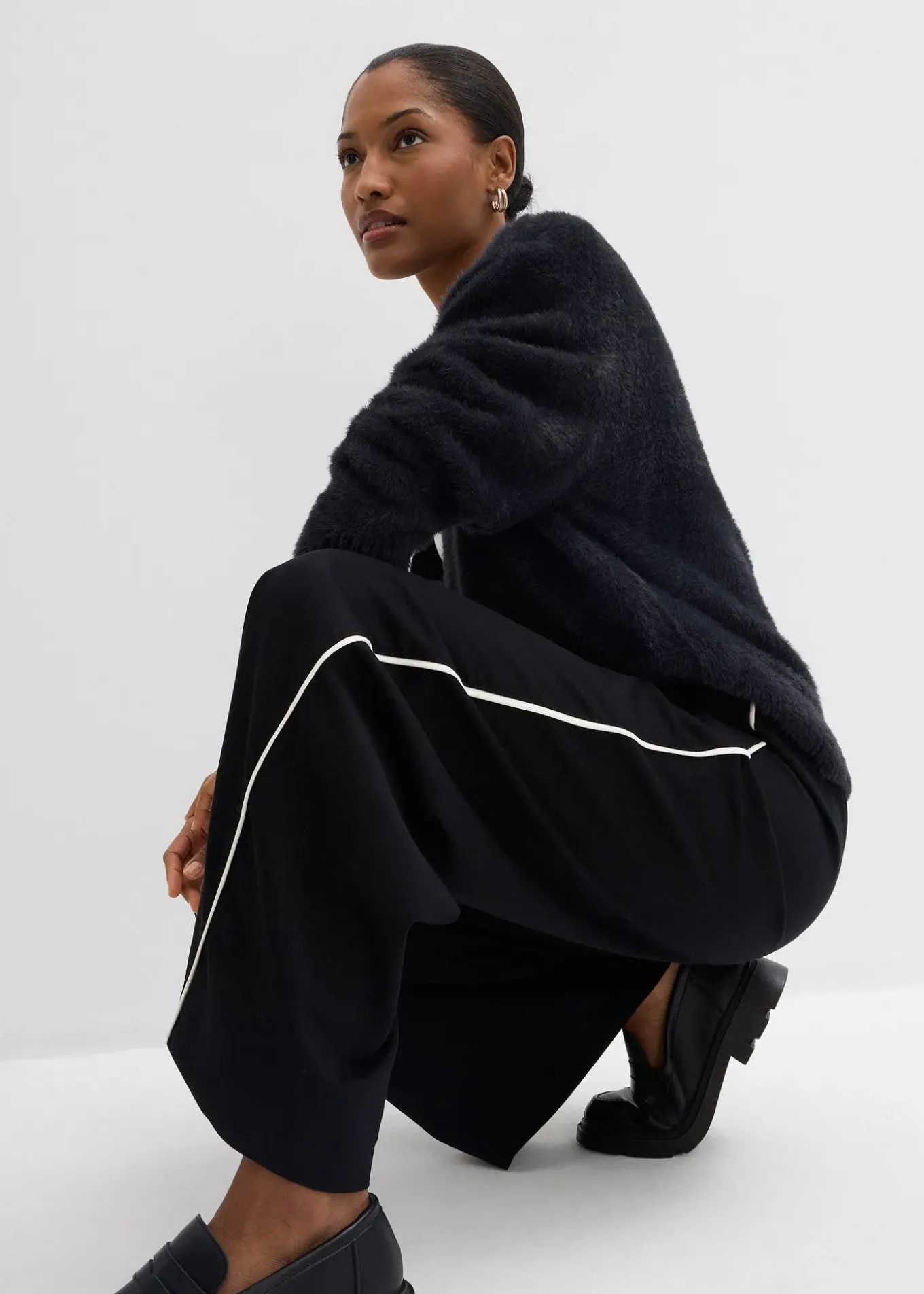 Pantalon large à pinces