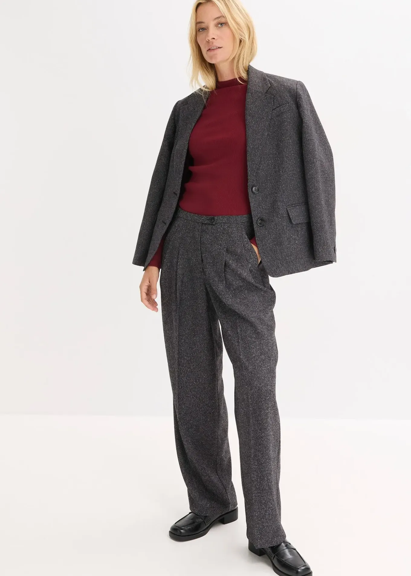 Pantalon large à pinces