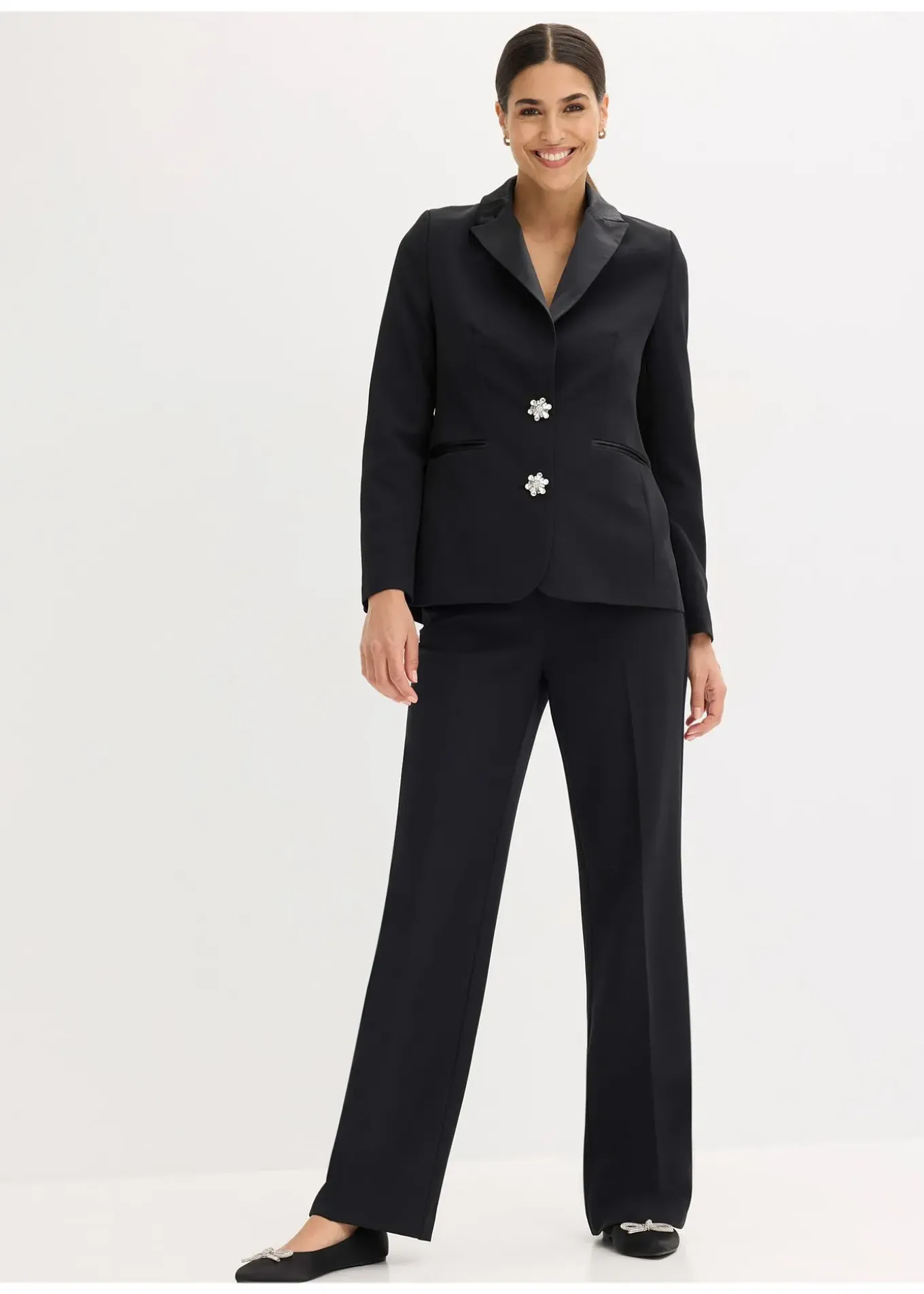 Pantalon large à pinces