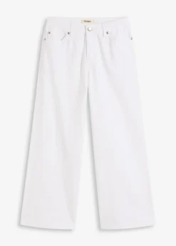 Pantalon large en coton extensible