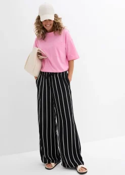 Pantalon large en crêpe léger