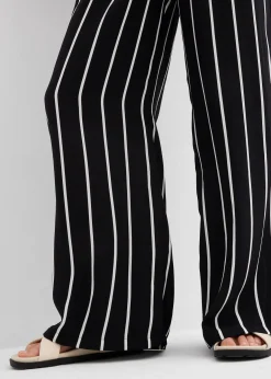 Pantalon large en crêpe léger