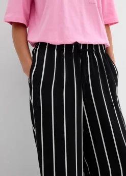 Pantalon large en crêpe léger