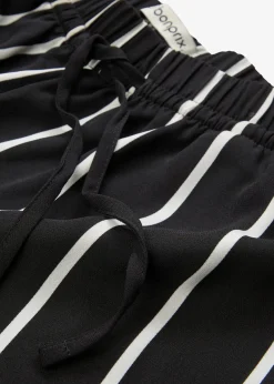 Pantalon large en crêpe léger