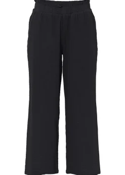 Pantalon large en gaze de coton