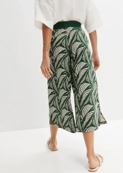 Pantalon large en jersey coton et viscose