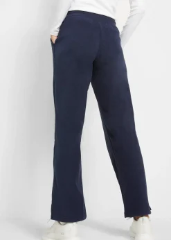 Pantalon large en polaire