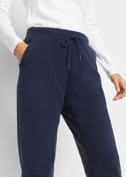 Pantalon large en polaire