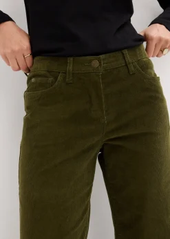 Pantalon large en velours côtelé