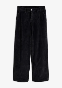Pantalon large en velours côtelé