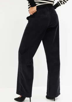 Pantalon large en velours côtelé