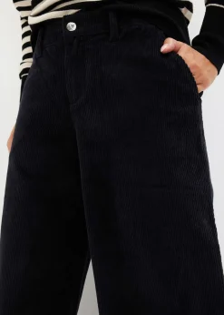 Pantalon large en velours côtelé