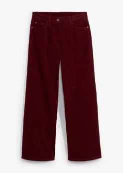 Pantalon large en velours côtelé