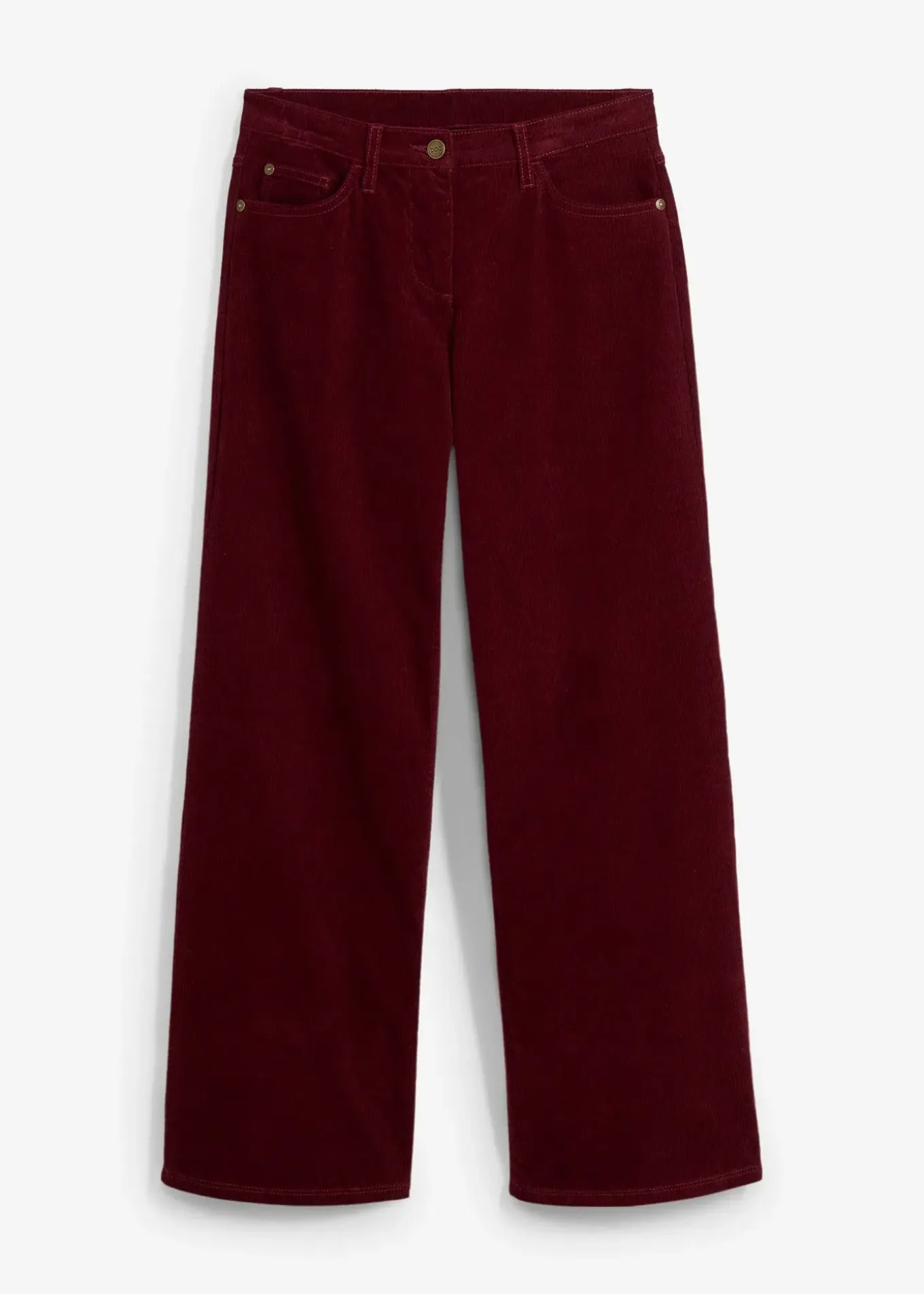 Pantalon large en velours côtelé
