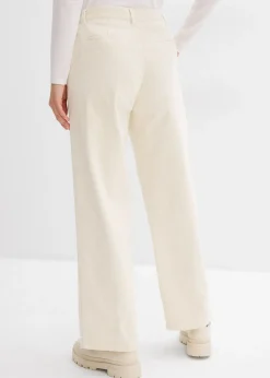 Pantalon large en velours côtelé