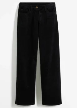 Pantalon large en velours côtelé