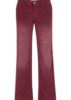 Pantalon large en velours côtelé extensible
