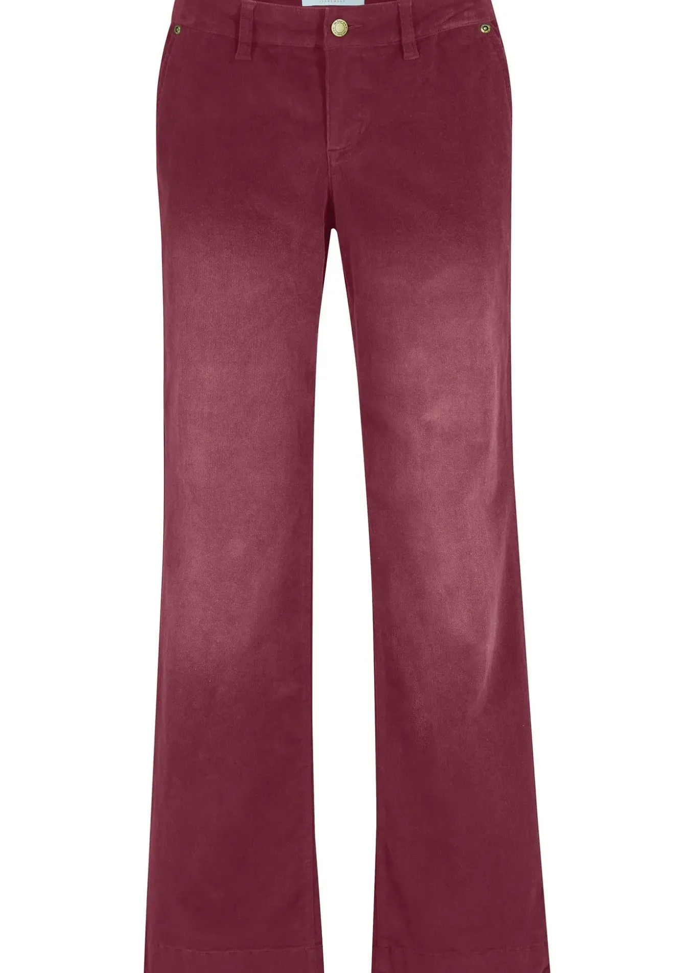 Pantalon large en velours côtelé extensible