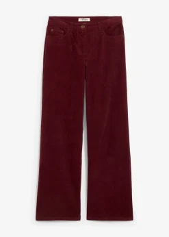 Pantalon large en velours côtelé