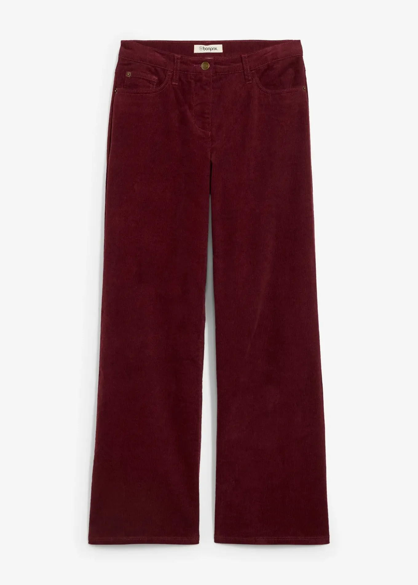 Pantalon large en velours côtelé