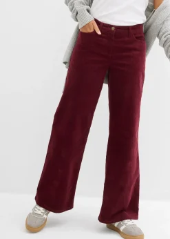 Pantalon large en velours côtelé