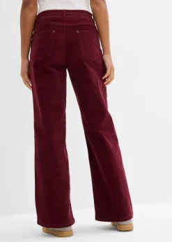 Pantalon large en velours côtelé