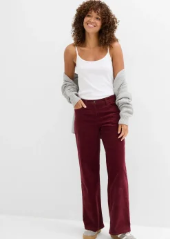 Pantalon large en velours côtelé