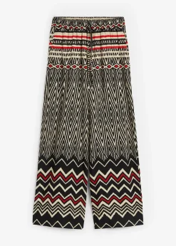 Pantalon large en viscose fluide