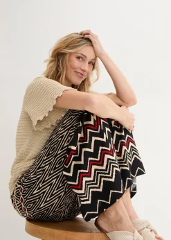 Pantalon large en viscose fluide