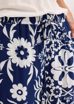 Pantalon large en viscose fluide